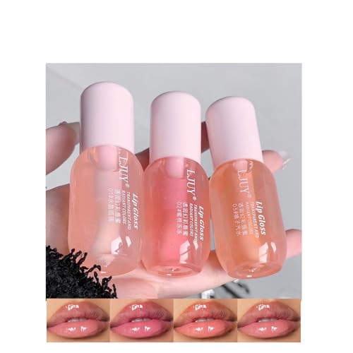 3 Pcs Lip Gloss Oil Set, Mint Flavor Hydrating Lip