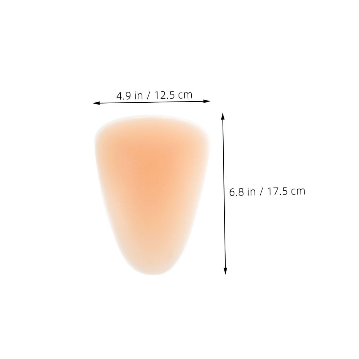 Healeved Ginocchiere in Silicone 4 Pezzi Beige M, Protezione Ginocchio per Pattinaggio su Ghiaccio e Skateboard, Equipaggiamento Protettivo Imbottitura Spessa e Adesivo Ergonomico per Uso