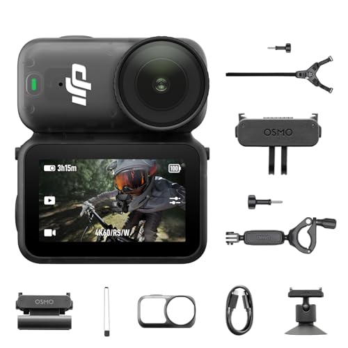 DJI OSMO Nano Mountain Off-Road Kit , Small 4K/60fps Vlogging Camera with a 1/1.3″ Sensor, 143° Wide FOV Video, 200-Min  - Detailed View