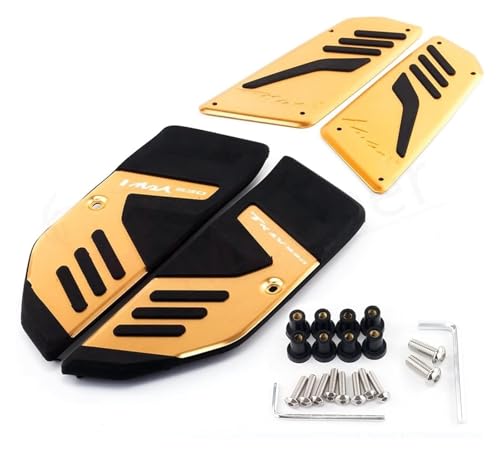 Repose pieds TMAX 530 et 560 CNC avant et arrière en or rose pour moto DX SX 2017-2021