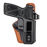 Taurus G3C Holster, IWB Kydex and Leather Hybrid Holster for...