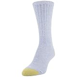 GOLDTOE Damskie skarpety na co dzień, teksturowane, wielopary, Chambray (6 par), Medium