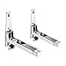 ZSooner - Soporte para horno de microondas ajustable para montaje en pared universal, marco de cocina grueso flotante y telescópico plegable (3)