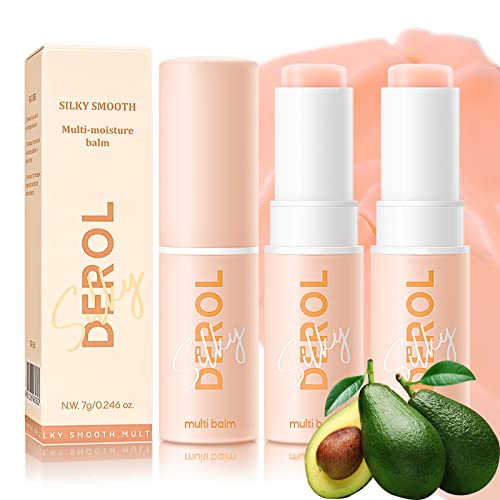 LOKFAR 2PCS Wrinkle Repair Moisturizing Multi Balm Stick Anti-wrinkle Face Balm Eye Balm Body Hydrating Face Moisturizer Wrinkle Balm Stick Face Skin Collagen Moisturizer for Dry Skin (7g/0.246 oz)
