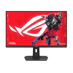 ASUS ROG Strix 32” 4K HDR Gaming Monitor (XG32UCG) – 3840×2160, Dual Mode (4K 160Hz/FHD 320Hz), 0.3ms, Fast IPS, Extreme Low Motion Blur Sync, USB-C, G-SYNC Compatible, Tripod Socket, 3 yr Warranty