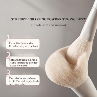 Miniatura 3 de RIJAHO Set de regalo de brochas de maquillaje 12 piezas de maquillaje profesional cepillo kabuki sintético avanzado conjunto de brochas de