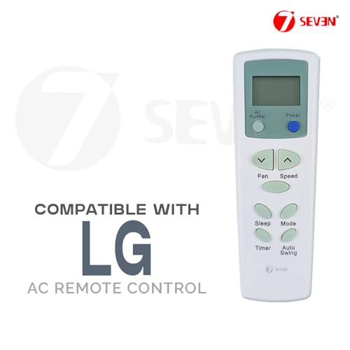 Image of 7SEVEN Compatible with Lg Ac Remote Control Original AKB73616103 Model 75 Suitable for Split Window Air Conditioner 1 1.5 2 Ton and Replicate of Genuine Remotes