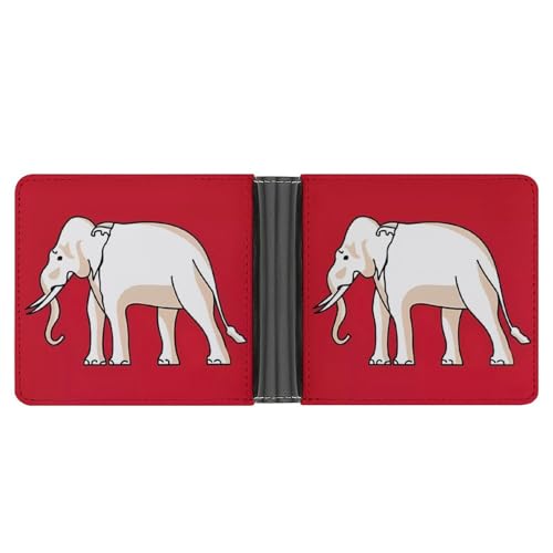 Kingdom of Siam Thailand Flag Funny Billfold Wallet Credit Card Holder Slim Passcase Pouch Purse for Men Women