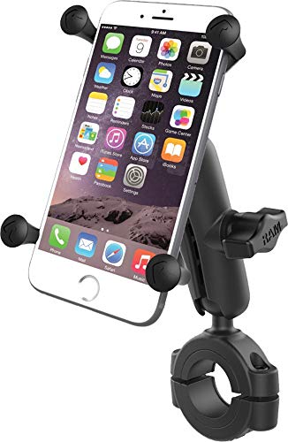 RAM Base de Guidon Moto et Vélo pour Naviguer en Toute Sécurité avec la Poignée en X