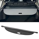 Motoforti Car Trunk Retractable Cargo Cover for Cadillac XT5 2017-2024 Rear Trunk Parcel Shelf Luggage Security Shield Shade, Canvas, Black Carbon Fiber