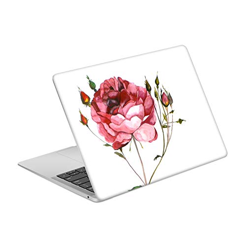 Autocollant MacBook Air 13.3 au Bureau Peau Fleurs Rose Mai Autumn Chic