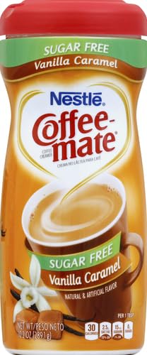 Coffee-Mate Vanilla Caramel, Sugar-Free Powdered Coffee Creamer, Kaffeesahne Pulver - Vanille Karamell - OHNE ZUCKER! aus USA