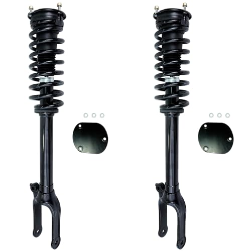Image of Detroit Axle - Front Struts Kit for Mercedes-Benz GL320 GL350 GL450 ML320 ML350 ML450 ML500, 2 Struts Coil Spring 2 Outer Tie Rods 2 Sway Bars 2 Lower Ball Joints 2 Lower Control Arms Replacement