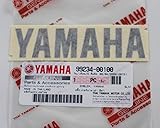  Nuovo 100% Genuine Yamaha Decalcomania Logo Stemma 100mm x 23mm Nero Adesivo Moto / Jet Ski / Atv / Snowmobile