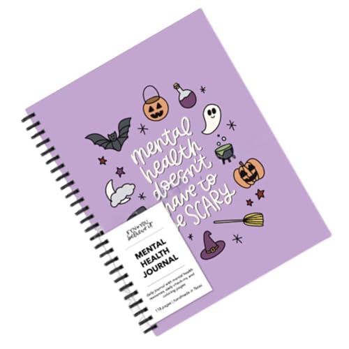 Diario per la cura personale, quaderno per benessere e riflessione quotidiana, diario giornaliero di riflessione, diario per la salute mentale e lo sviluppo personale, quaderno a con copertin
