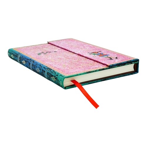 Paperblanks - Astrid Lindgren, Pippi Longstocking - Embellished Manuscripts Collection - Journal - Midi - Lined - Wrap - 144 Pg - 120 Gsm