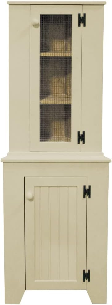 Kitchen Corner Cabinet Set (Solid Cottage White)