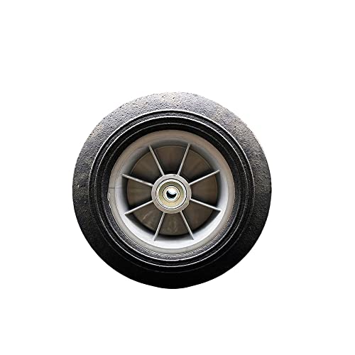 10" x 3" flat free dolly wheel with center hub