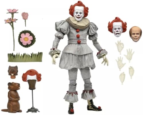 NECA Official - IT: Welcome to Derry - Ultimate Bob Gray as Pennywise 7 Scale Action Figure
