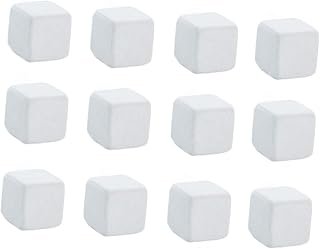 BCOATH 12 peças de decoração de alimentos pedras de cálcio para terrários, suculentas água pequeno odor tartaruga, removedor de clarificante, blocos de água doce, minerais de cuidados com animais de dragão, tartarugas mastigáveis