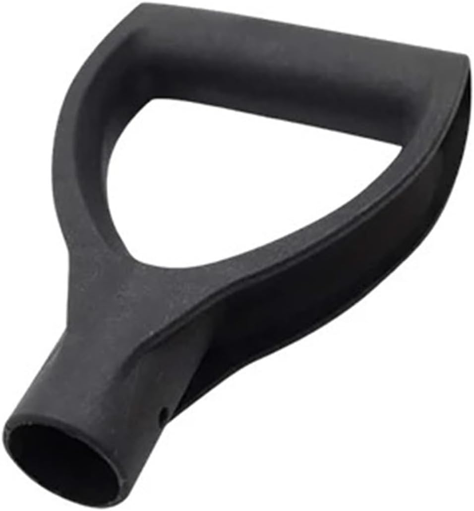 6 Pcs D-Shaped Steel Shovel Handle Black Thickened Plastic Snow Garden Digging Raking Tools Replacement Accessories(ColorA)