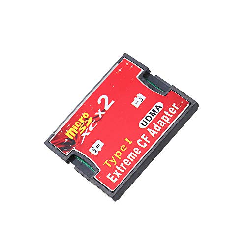 Docooler Dual TF para Cartão Adaptador CF Dual Micro SD para Suporte ao Conversor CF SDXC 2TB Capa C