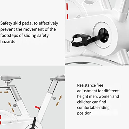 Image of Upright Bike Series, Belt Drive Workout Bike, Indoor Cycling Bike Stationary with Comfortable Seat Cushion, Quiet Fitness Exercise Bike, for Home Gym Cardio Workout Training