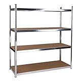 Steckregal Schwerlastregal Werkstattregal Kellerregal Regal 180 x 160 x 60 cm 1000 kg