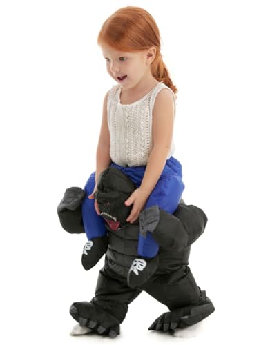 Disfraz Inflable de Gorila para Niños 4-6 Años miniatura 2