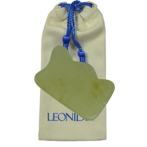 Gua Sha Schaber Rechteck 8x5 cm aus Jade - Leonidov Cover