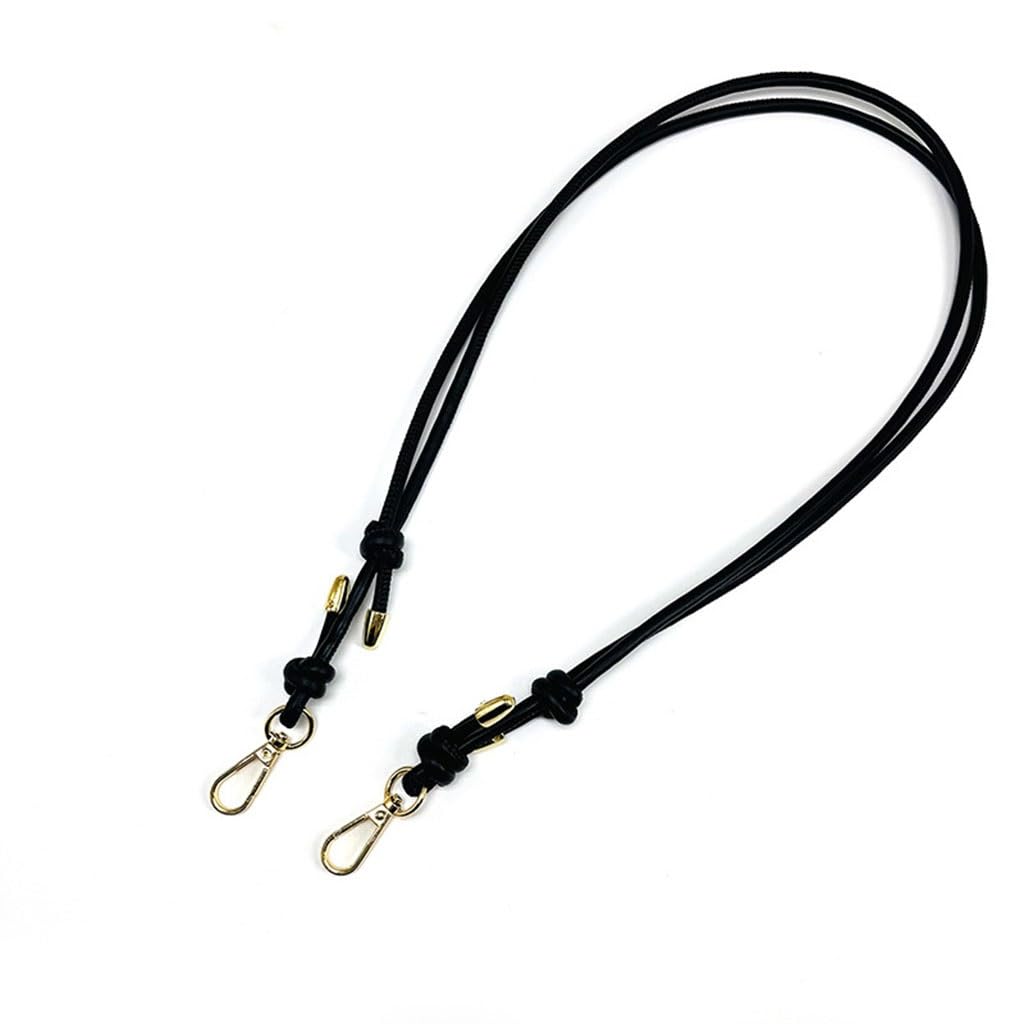Sangle de sac à bandoulière noire réglable pour réparer et stabiliser un sac lourd
