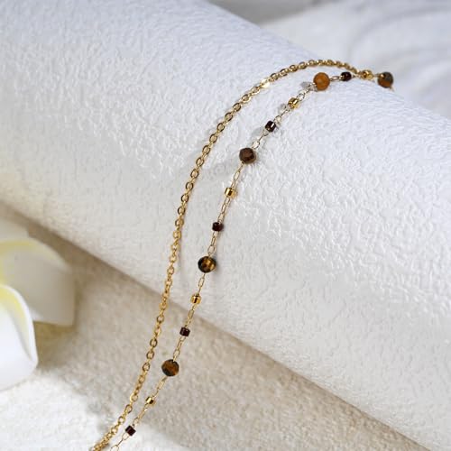 Turquoise Beads Bracelet for Women Dainty Stackable Green Bracelet Turquoise Jewelry Mother's Day Gift for Mother4