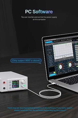 Image of RD Digital Control RK6006-C 60V 6A 4 Digit Adjustable AC to DC Lab Bench Power Supply Regulator 360W