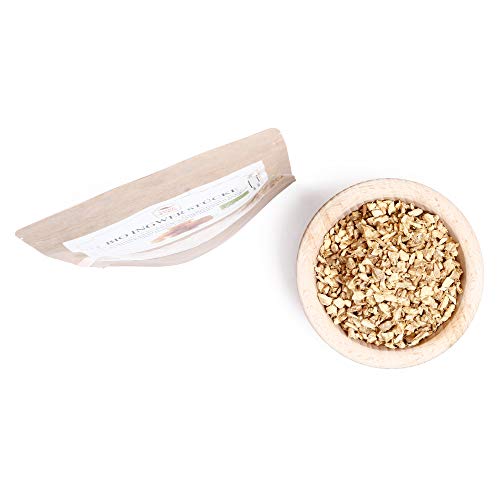 Ingwer getrocknet Bio |Ingwerstücke zum Backen, Kochen und Knabbern | Trockenfrüchte ohne Schwefel | 100g