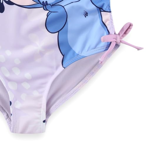 Image of Disney Lilo & Stitch Angel Girls Swimsuit UPF 50+ One Piece Bathing Suit for Big Kids