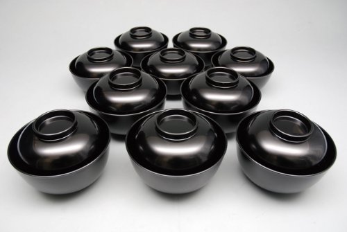 日本製 懐石道具 小丸椀 四つ椀 本漆塗 木製 茶事 茶道具 新品