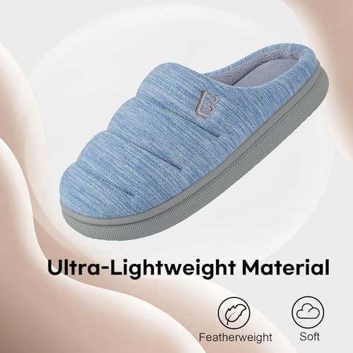 LongBay Women's House Slippers Ultra-Soft Memory Foam Bedroom Shoes Slip On Clogs for Indoor Outdoor4