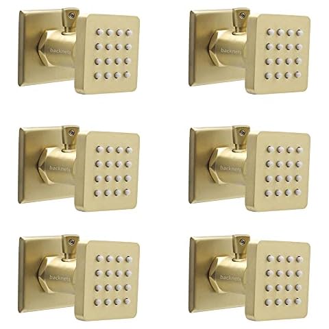 Backnets Solid Brass Shower Body Spray Nozzle Cover