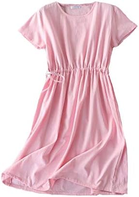 Amazon Co Jp ルームウェア ワンピース レディース ネグリジェ 大人 可愛い ルームワンピース 半袖 綿麻 肌触りが良い涼し 吸汗速乾 コトン 部屋着 シンプル普段着 服 ファッション小物