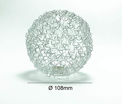 Pantalla de cristal para lámpara, forma de bola, para lámpara colgante
