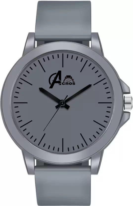 Acnos Grey Colour Analog Unisex Adult Watch for Men Women Watch Boys (B0D76Z56N6) Amazon Price History, Amazon Price Tracker
