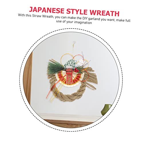 Zerodeko pingente de palha japonesa tecido de palha pingente decorativo de restaurante de sushi deco