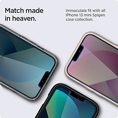 Spigen Ez Fit Tempered Glass Screen Protector Guard For Iphone 13 Mini - 2 Pack for Smartphone 7 41kZSlGYoXL