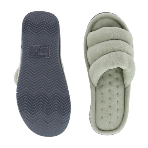Isotoner Women's Aster Open Toe Slide Slippers2