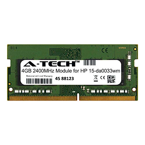 A-Tech 4GB W[ HP 15-da0033wm m[gp\R & m[gubNΉ DDR4 2400Mhz  RAM (ATMS381638A25824X1)