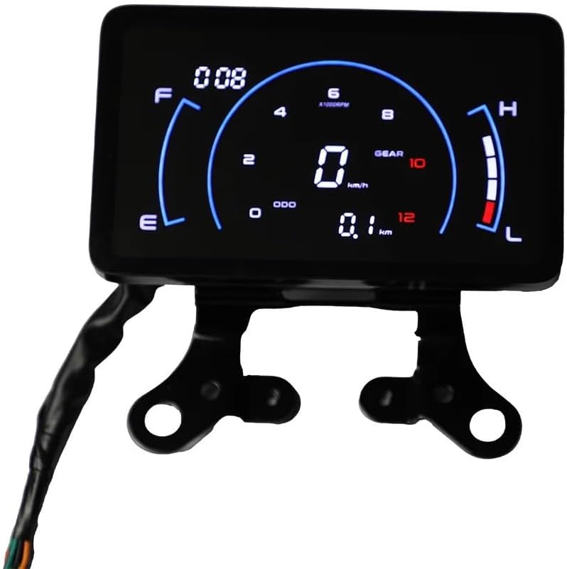 Motorcycle Odometer Digital for Workman 125 150 190 250 Moto Digital Tachometer Dashboard Instrument Tachometer Odometer Gear Display