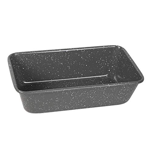 Cook with Color Bakeware Non Stick Loaf Pan Speckled 9x5 Baking Pan For Breads Cakes and Loaves Grey