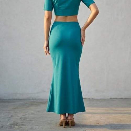 Image of Women's Saree Shapewear - Slim Fit Stretchable Petticoat for Sarees | Comfortable Waistband | Body Shaping Underskirt