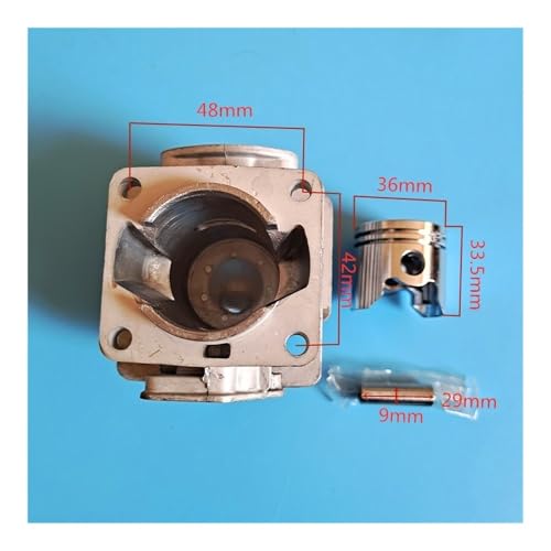 Cylindre TL33 haute compression avec piston 36 mm pour débroussailleuse - 3