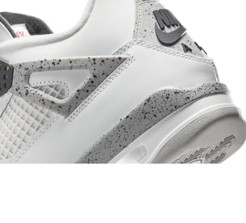 Image of Nike Air Jordan 4 Retro Leather Unisex Shoes